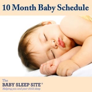 10 Month Old Baby Schedule