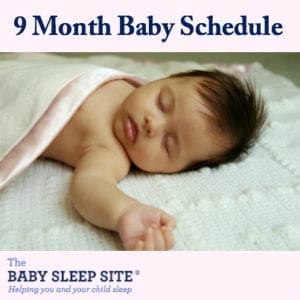 9 Month Old Baby Sleep and Feeding Schedule