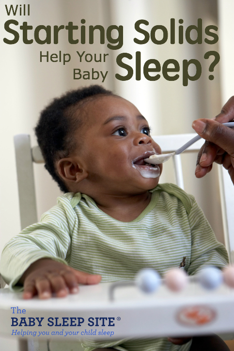 Starting Solids Help Baby Sleep