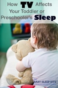TV and Toddler Preschooler Sleep