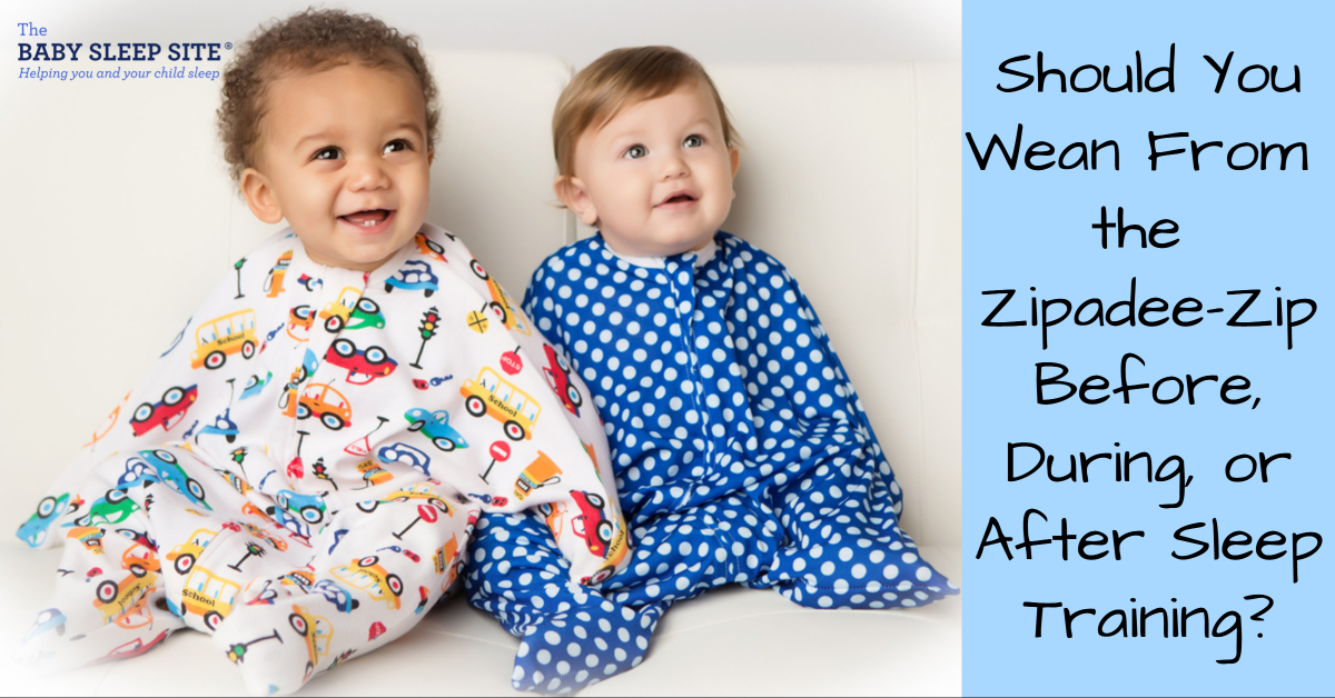 Should you wean baby from sleep sack before, after or during sleep training
