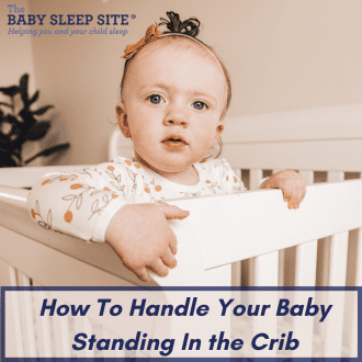 Baby Standing In Crib